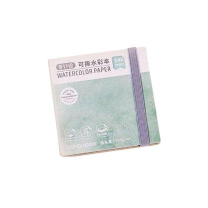 Mini Water Colour Paper Pad, 8 x 8cm