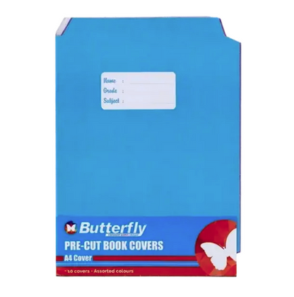 Butterfly A4 precut book covers, set of 10