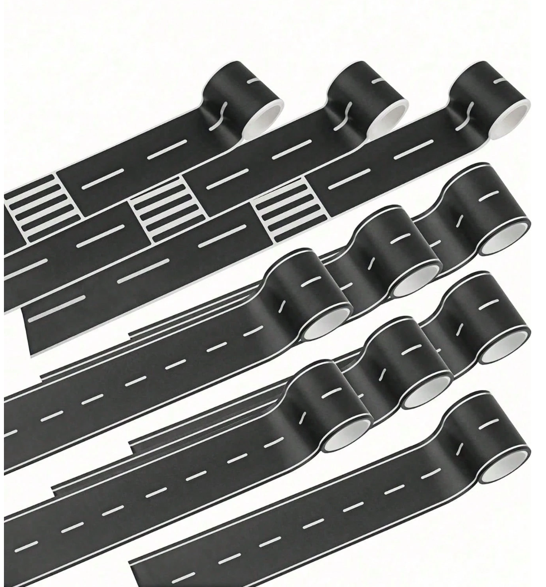 Black Road Tape for Children-50mm