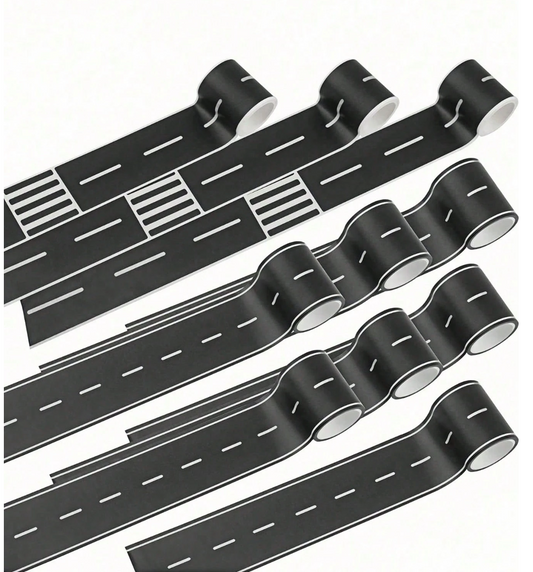 Black Road Tape for Children-50mm
