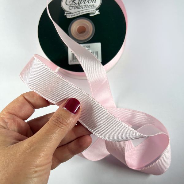 Pink Petersham Saddle Stitch Ribbon | Gift Wrapping | Buy Online ...