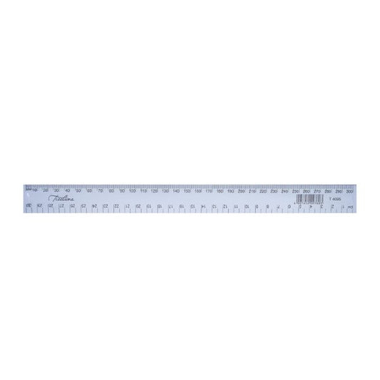 Treeline 30cm Clear Shatterproof Ruler