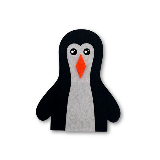 Sew Your Own Penguin Finger Puppet