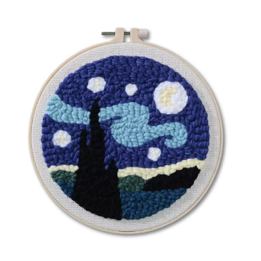 Starry Night Punch Needle Kit
