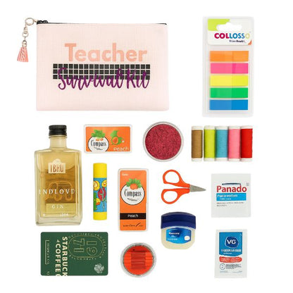 Teacher’s Survival Kit – Christmas Gift (Includes Mini Gin)