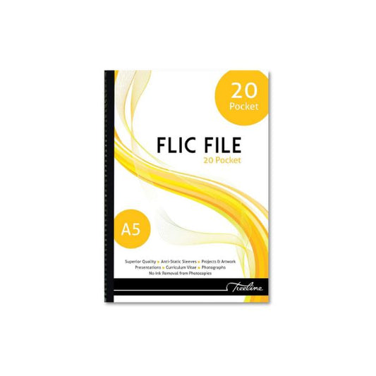 Treeline 20 Pocket A5 Flip File