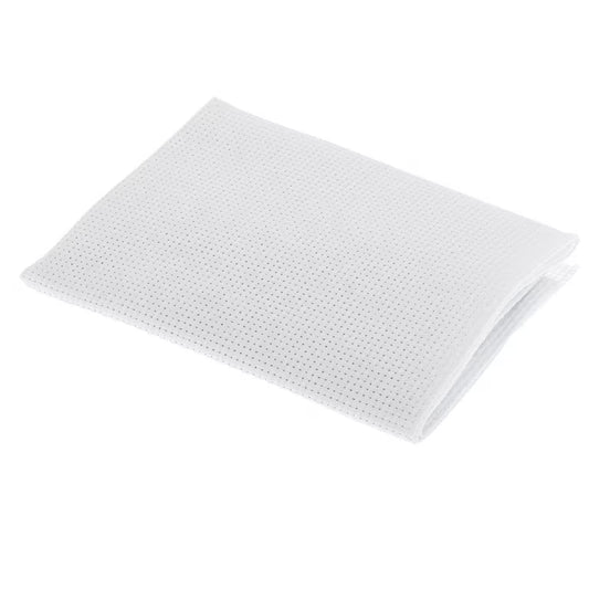 White Aida Fabric For Cross Stitch, 14 count, 38cm x 45cm