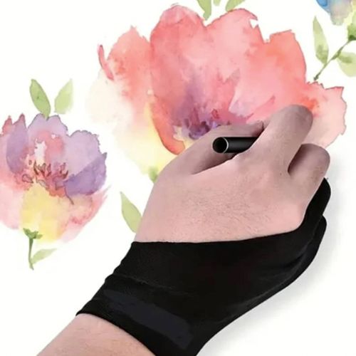 Anti-smudge 2 finger Drawing Gloves, Assorted Sizes - Scribble and Scratch