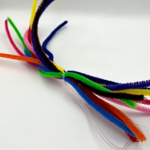 Assorted Bright Coloured Pipe Cleaners, Pack of 10 - Scribble and Scratch