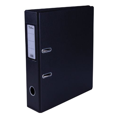 Black PVC-70 Lever Arch Files - Scribble and Scratch