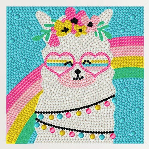 Children's Llama Theme Diamond Dotting Kit