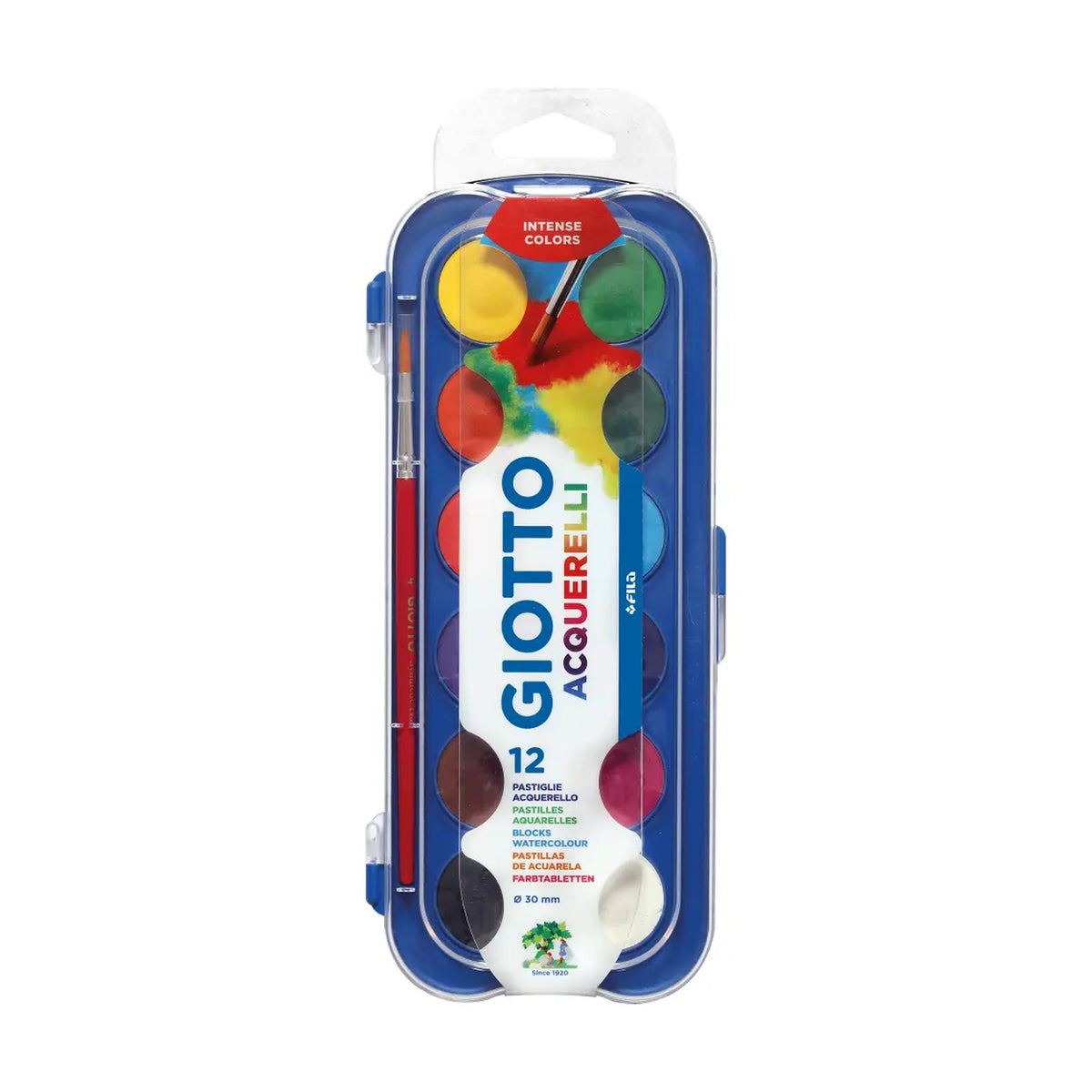 Giotto Acquarell Watercolour Paint- Set of 12