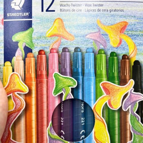 Staedtler Twisters (Retractable) Wax Crayons 12's - Scribble and Scratch
