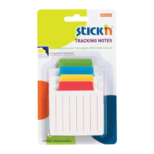 Stick 'n Tracking Notes Assorted Pack