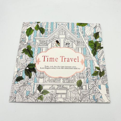 Time Travel Colouring-in Book for Adults - Scribble and Scratch